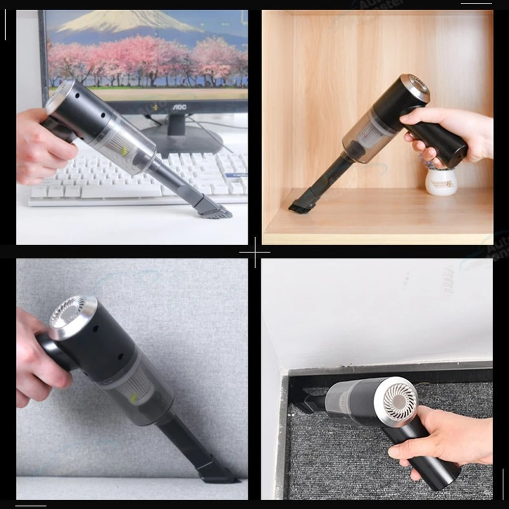 Mini Handheld Vacuum Cleaner Portable Powerful Suction