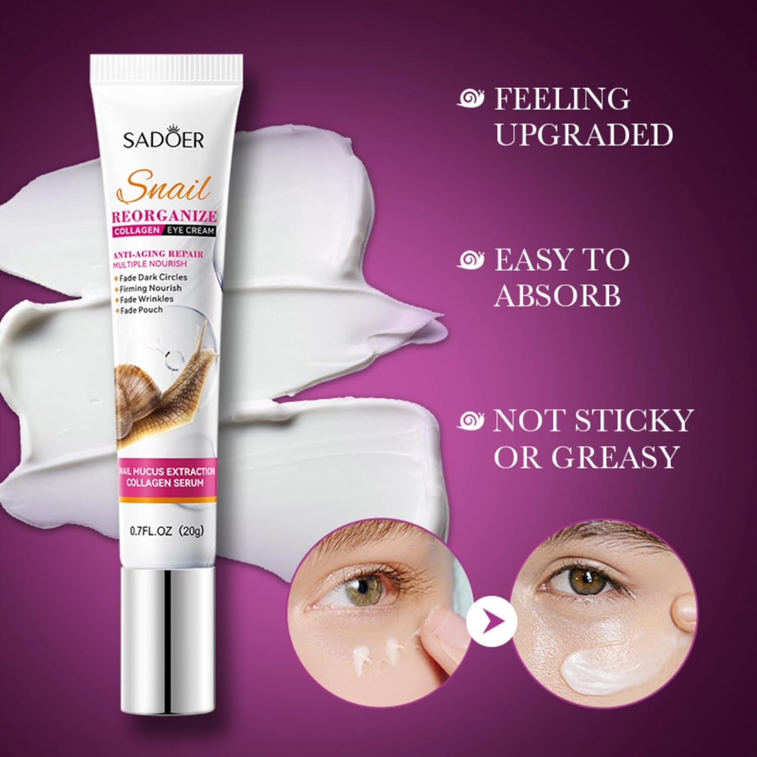 SADOER Snail Facial Care Kit - 6 Piece