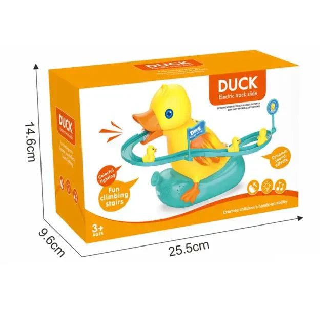 Mini Duck Climbing Stairs Toy Roller ,Electric duck climbing stairs